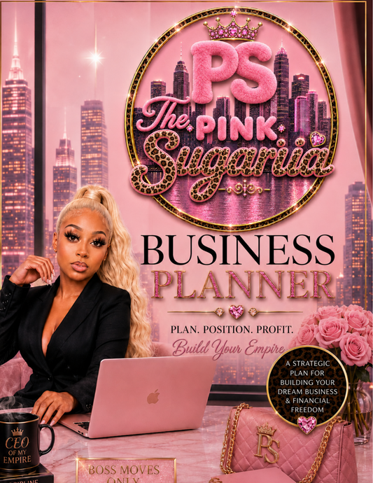 The Pink Sugaria Business Planner